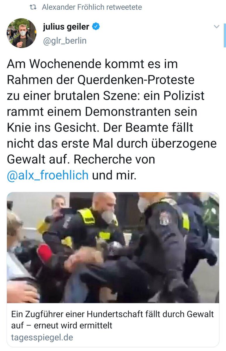 KimWinkler1312's tweet photo. Gestern gab es einen Artikel über den Polizisten mit der Nummer 11100 von @glr_berlin & @alx_froehlich im Tagesspiegel.
Die 11. Einsatzhundertschaft, zu der der Polizist gehört,ist in den vergangenen Wochen mehrfach durch Gewalttaten aufgefallen. Es folgt eine Chronik als Thread. https://t.co/zx7sH3TJbR