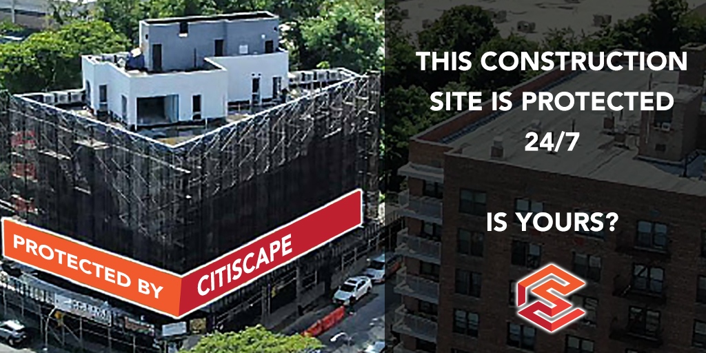Citiscape_app's tweet photo. This Brooklyn construction site is one of many protected by Citiscape. Is your construction site protected? No? What are you waiting for? Download now! #citiscape #citiscapeapp #protection #protected #construction #constructionlife #nyc #protect https://t.co/K9CGdnCXm2