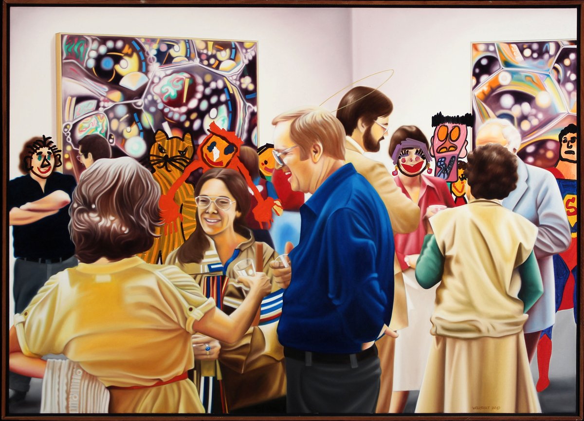 visitamst's tweet photo. #FromtheCollection #AMSTPC #OnView | "West Coast Sensibilities from the Fitzgibbon Collection within the PC"
Ken Waterstreet
Opening V, 1980
Oil on canvas
Gift of John F. Fitzgibbon
#AMSTPermanentCollection
#MusuemMonday https://t.co/Uf8Mkmt4j2
