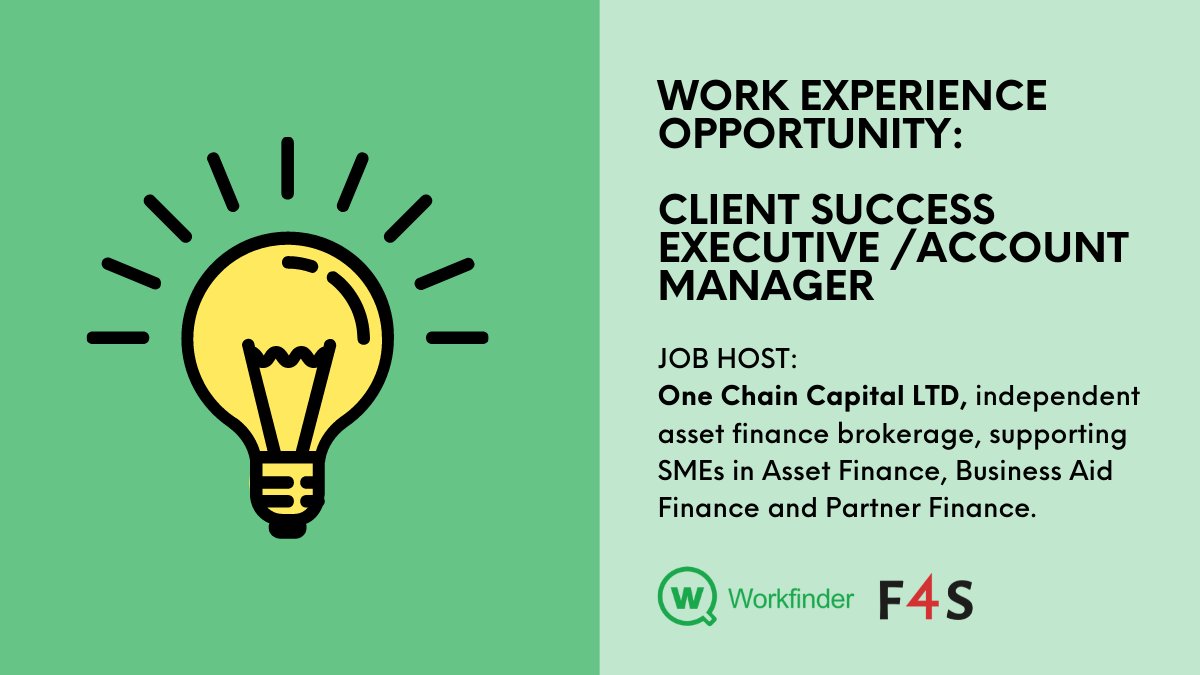 F4Sdigital's tweet photo. Calling #youngtalent looking for paid #workexperience in #BusinessFinance - Here's an opportunity to get into the field &amp; transition into a full-time role! Read more &amp; apply here: https://t.co/bYrn8lpI6S
 
#earlycareers #financejobs #studentjobs #clientsuccess @Workfinderapp https://t.co/2bfqzUIYf8
