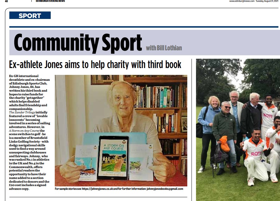 johnnyjones78's tweet photo. Massive thanks @Sportybilly for trying to help Lothians charity @get2getheredin with advert in recent @edinburghpaper https://t.co/3U46vYe9ur