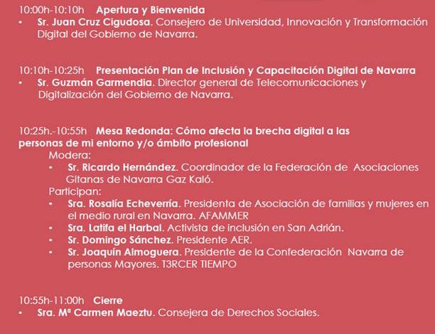 CigudosaJuan's tweet photo. 🗓Este lunes a las 10.00h presentamos el Plan de Inclusión y Capacitación Digital
👥Un plan para reducir la brecha digital que se centra en las personas
📍Casa Cultura San Adrián
📋Inscripciones en dgtd@navarra.es o 848427991 (necesario para controlar aforos) o únete en streaming https://t.co/EyghiC7qLB