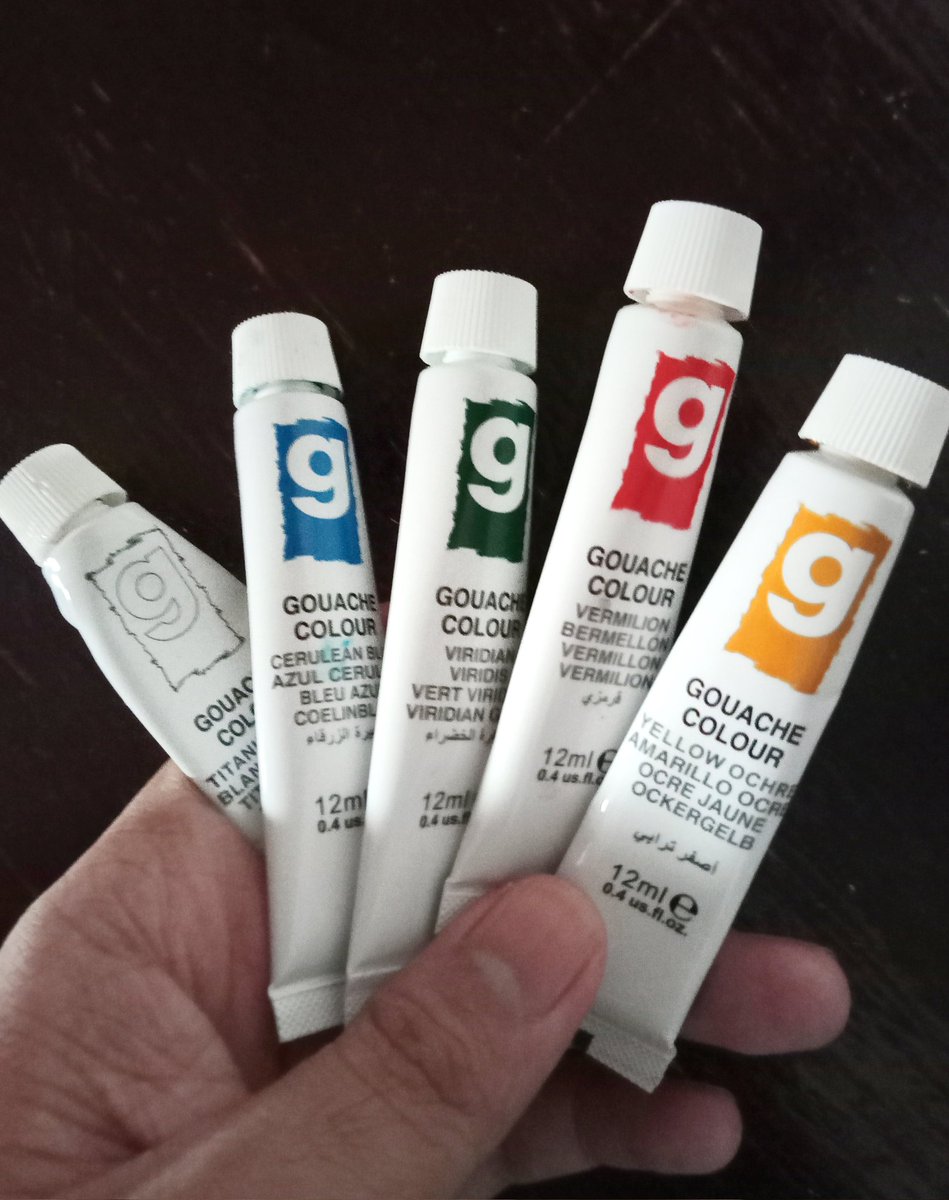 artchivanture's tweet photo. The palette               The painting https://t.co/ancgs9soDY