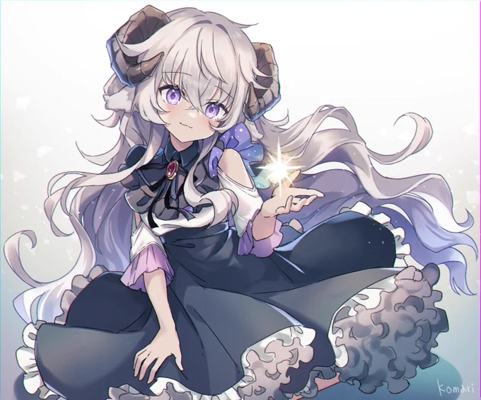 うちの子のエトリーチェちゃん。
去年描いた絵を加筆修正した 
