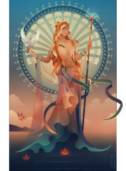 Sn_OwO_wl's tweet photo. Aphrodite is washing her energy on us. #VenusConnection https://t.co/2PCQ8KDvlX