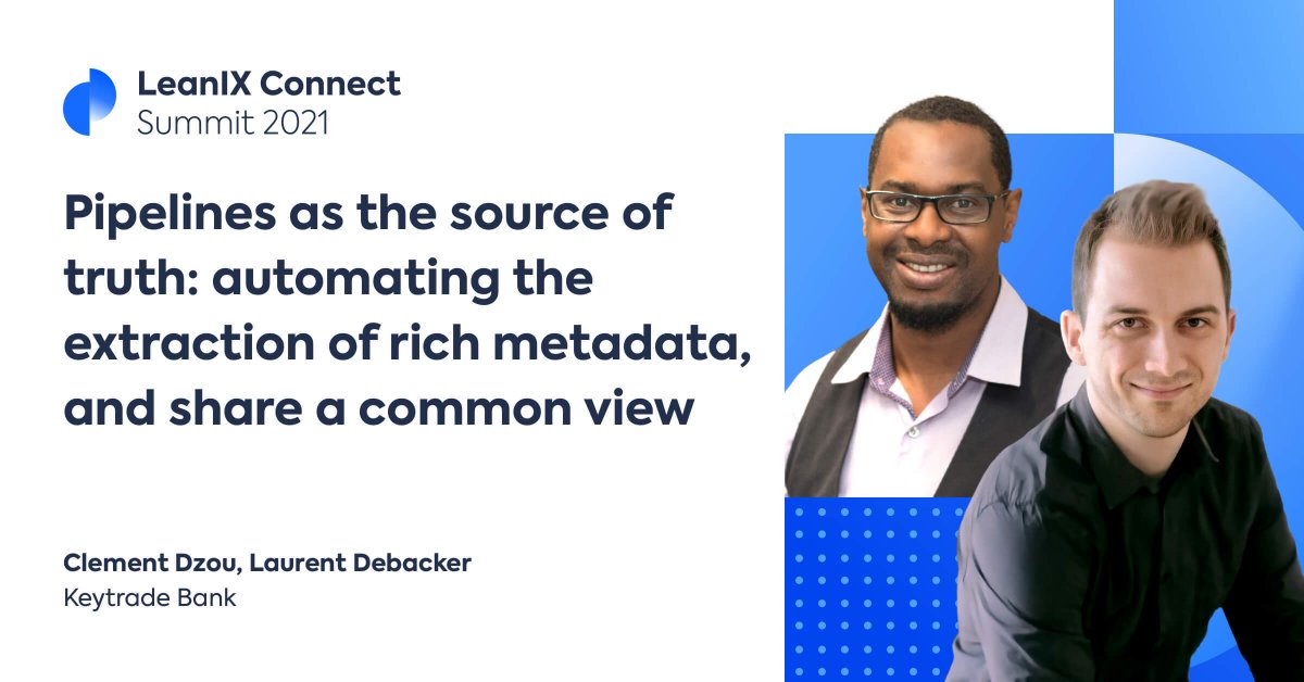 SAPLeanIX's tweet photo. Hear from #Keytradebank at #LeanIXConnect Summit 2021 to learn how they successfully moved from monolithic to #microservices architecture. Register now for the leading IT and business transformation conference! 

https://t.co/2KIpbH9Fns https://t.co/XxwmX6IEUi