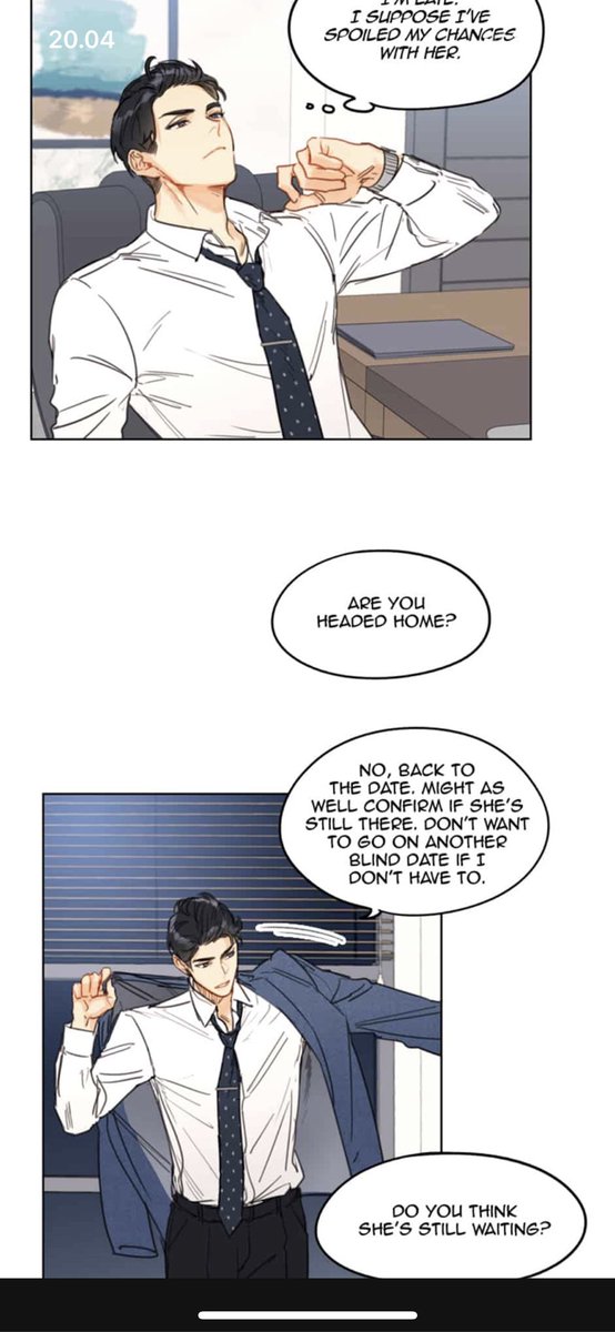 So I'm reading this romcom webtoon... I can't get enough of the way this artist draws men in suits lmao. THIS SILHOUETTE. THESE DETAILS. 