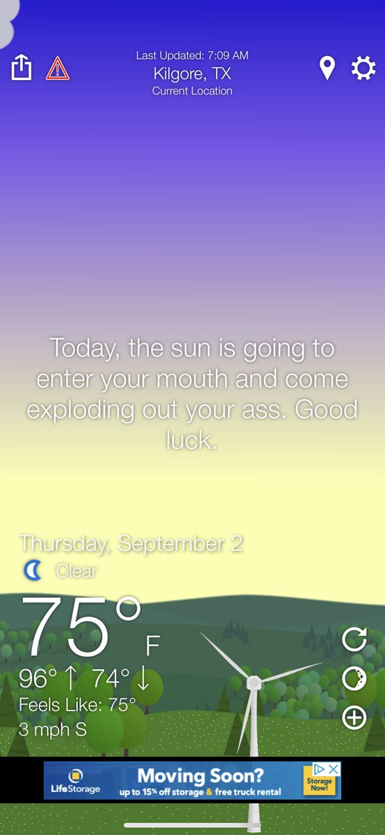 commando_lando2's tweet photo. I guess it’s gonna be hot today https://t.co/pxAtQ1mOpo