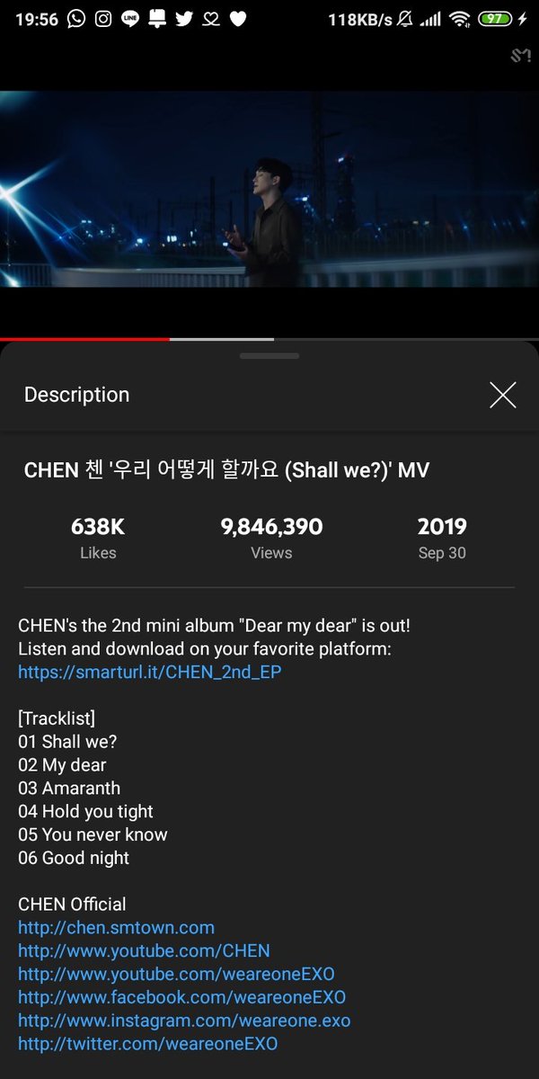 kjdandelions's tweet photo. •••Day 1
spend my night with Dear My Dear album♡
#BingoCHEN #ThunderProject
#CHEN #첸 #JONGDAE #김종대 https://t.co/c3vfDLzCW5