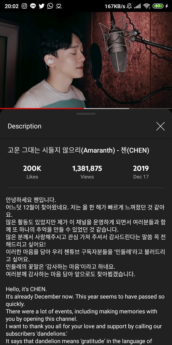 kjdandelions's tweet photo. •••Day 1
spend my night with Dear My Dear album♡
#BingoCHEN #ThunderProject
#CHEN #첸 #JONGDAE #김종대 https://t.co/c3vfDLzCW5