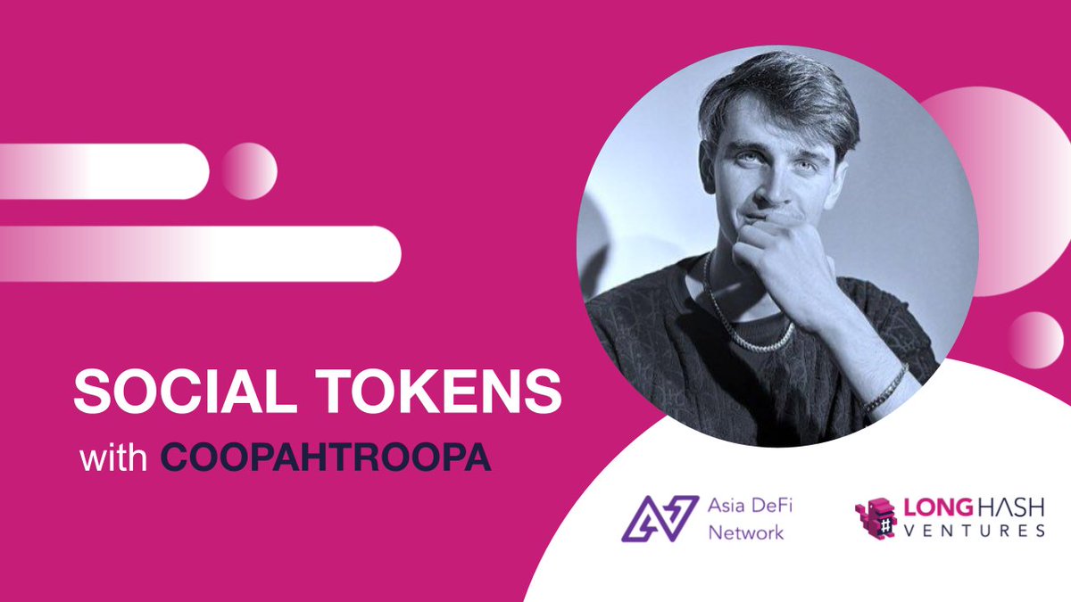 Part of >100 #DAOs, @Cooopahtroopah is at the forefront of the new way we work and meet people. In our latest #Web3Native podcast, <a href="/theshikhai/">shikhai</a> and Cooper discuss social tokens, poised to be #crypto’s next big wave🌊

Watch👉youtu.be/iy1x8u4zQjI 
Listen👉linktr.ee/longhash_ventu…