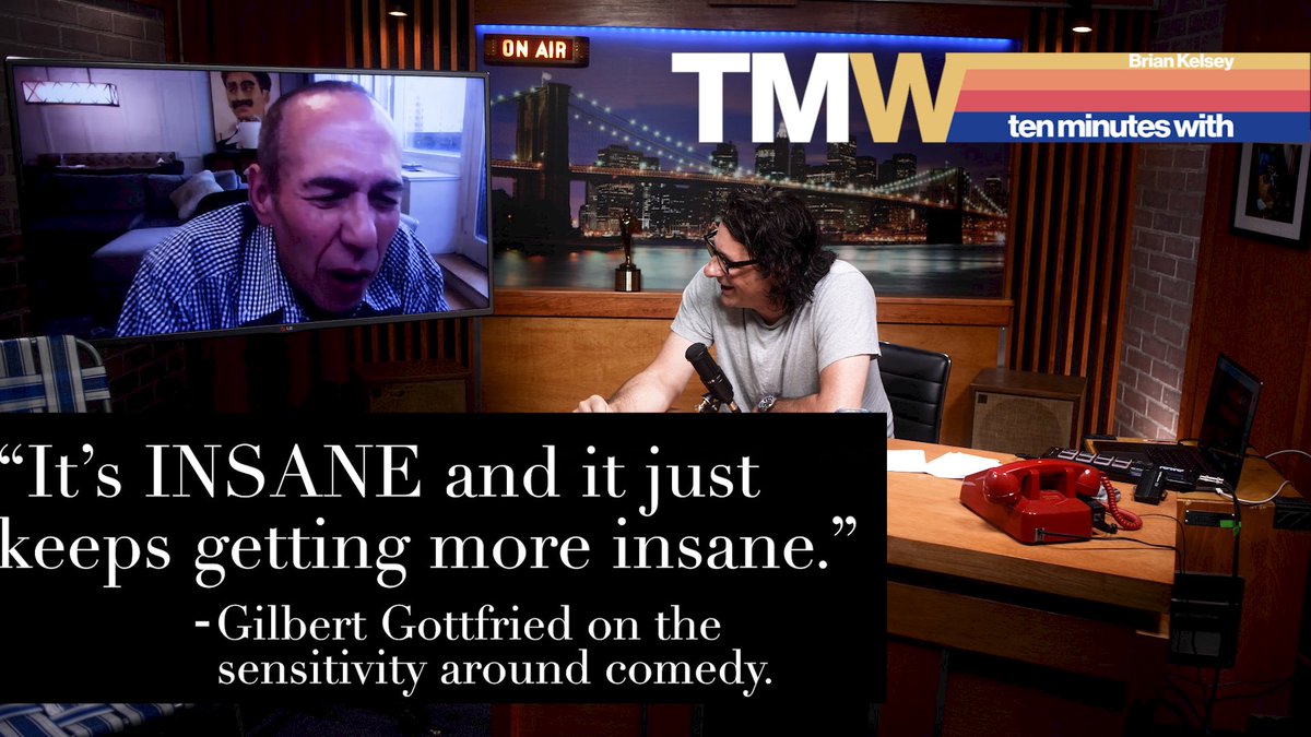 TenMinutes_With's tweet photo. @RealGilbert joined us for a brand new episode.  Plus, Pete and I take a field trip in search of celebrities, and as you can imagine, it didn’t go well. https://t.co/lkZMNXJ6Q8 https://t.co/zuItdNvD5Q