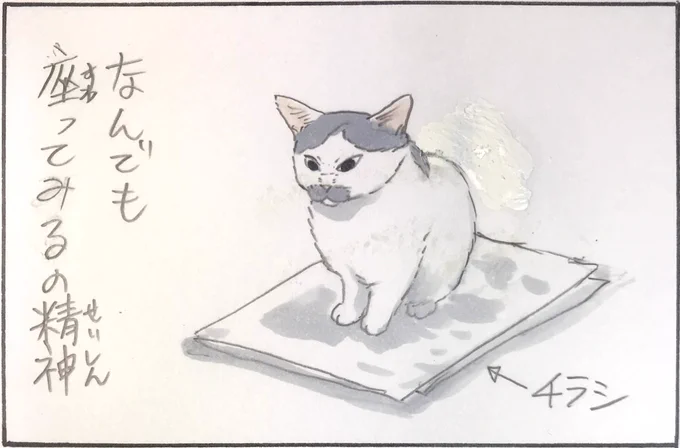 『座ってみる』 
