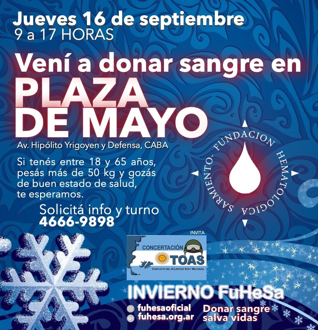 #donarsangre #donarvida #1000litrossangreTOAS #LeyTOASya #plazadeMayo @FuhesaAR @DiputadosAR @SenadoArgentina @ConcertaTOAS