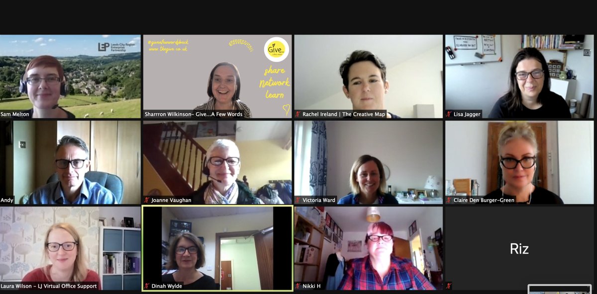 Giveafewwords's tweet photo. Networking with 2 fabulous speakers this morning @andyhirstpr @HuddsHub giving some great tips on how to engage with journalists &amp; @RVicW talking about the next @DewsburySoup on the 15th Sept. Thanks to all who joined us, next one Thursday 7/10/21. Open to all hello@thegive.co.uk https://t.co/itu9Y5lImU
