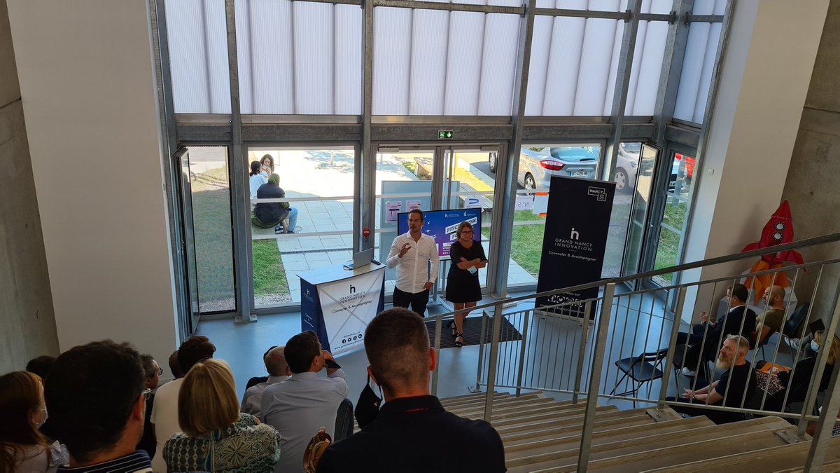 #PitchTonFonds c est parti avec <a href="/Grandnancyinnov/">Grand Nancy Innovation</a> <a href="/Incubateurlorr1/">Incubateur Lorrain</a> un evenement #startups de presentation des strategies d investissement des fonds innovation du territoire. Et recontres one to one avec les investisseurs
