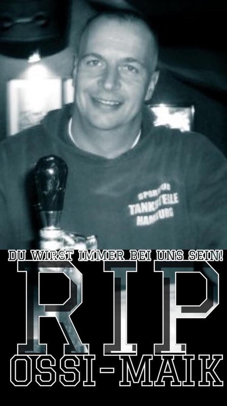 GlasgowHSVLoyal's tweet photo. Sincere condolences to HSV family and Tankstelle Sportpub. 

Rest Easy Ossi.

Absent Friends 🥃 https://t.co/oQ0SNxravq