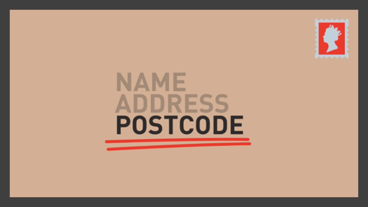 Royal_Mail_PAF's tweet photo. It's #WorldLetterWritingDay today... Don't forget to check the postcode! It's as easy as 1 2 3 https://t.co/PcwO2MPsmO #postcode #address #GoodAddressing #RoyalMail https://t.co/IA1TUPNWuM