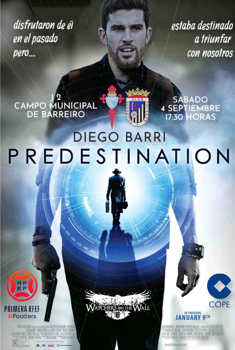 🅴🅻 🅲🅰🆁🆃🅴🅻 🅳🅴 🆆🅰🆃🅲🅷🅴🆁🆂
JORNADA 2
🚌        🚙🚗🚗     🤍🖤🤍🖤
Primera salida en 1ªRfef para el <a href="/CDBadajoz/">CD Badajoz</a>. Primer partido lejos del Vivero

Pero en Vigo <a href="/DiegoBarri8/">Diego Barri</a> jugará como en casa
No importa el momento o la distancia, tu destino era blanquinegro 🤍🖤