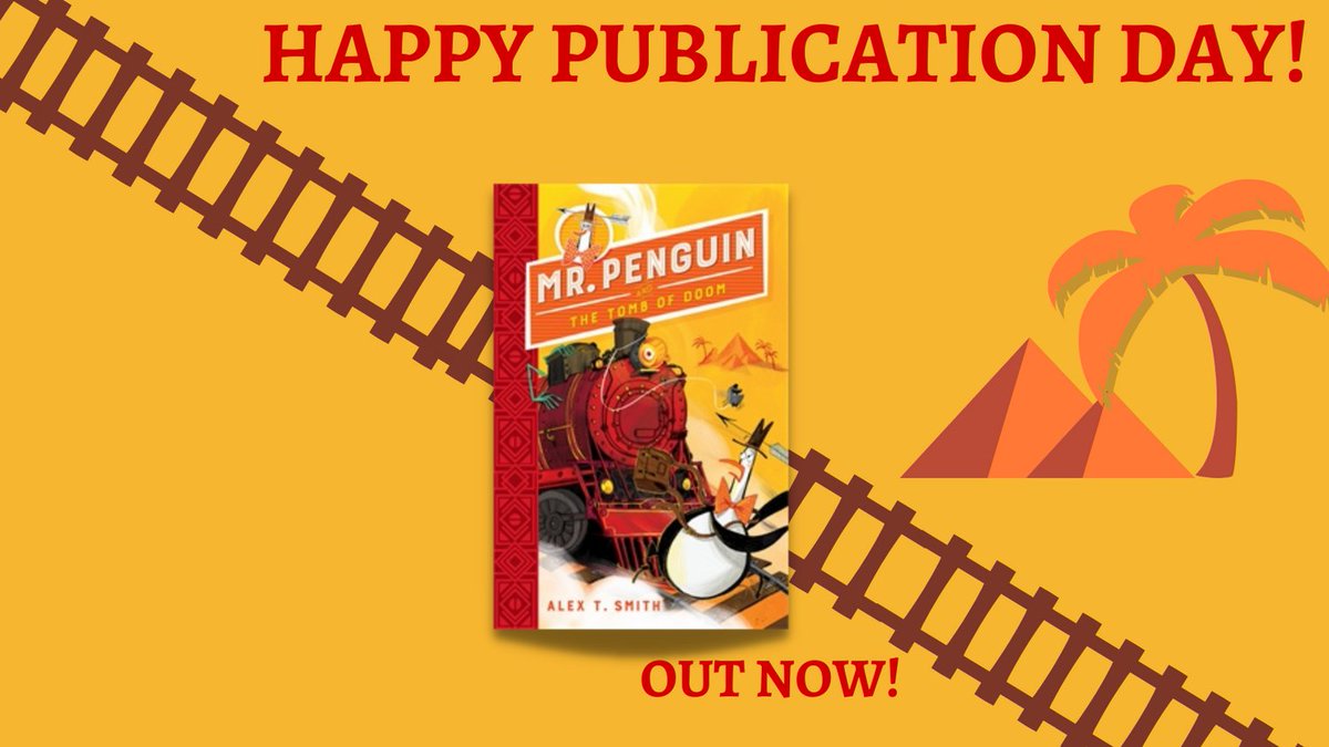 Happy publication day, @Alex_T_Smith!

Mr Penguin and the Tomb of Doom is out TODAY!