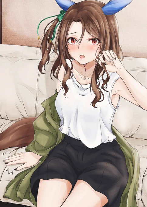 隣に座って欲しいキングヘイロー
#ウマ娘 #キングヘイロー 