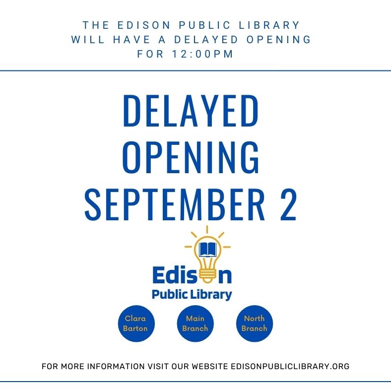 Edison Public Library tweet media