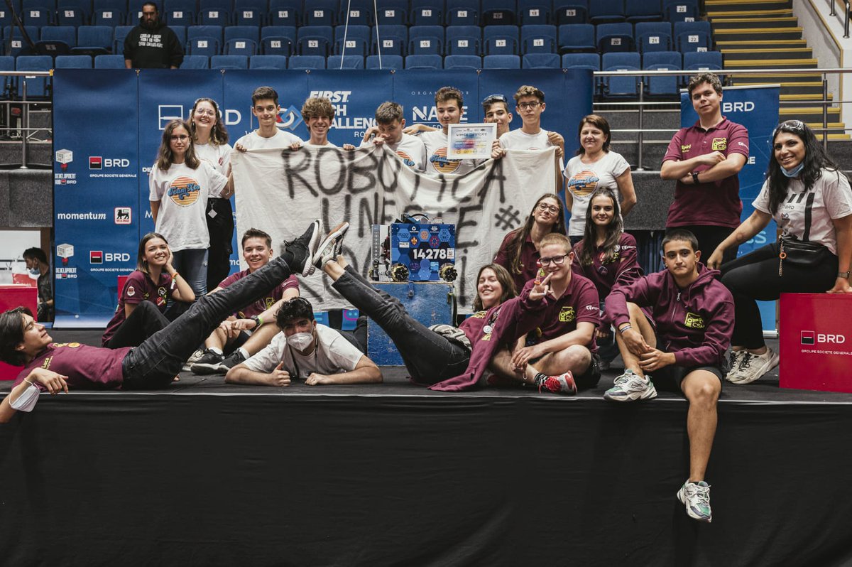 FTC_14278's tweet photo. After a long season, we participated in the FTC National Championship in Bucharest, and managed to win the first place of Collins Aerospace Innovate Award🥳 

We have to thank NatiePrinEducatie, First and all volunteers for this unforgettable experience🤗

#roboticauneşteromania https://t.co/WSdz4qgvrD