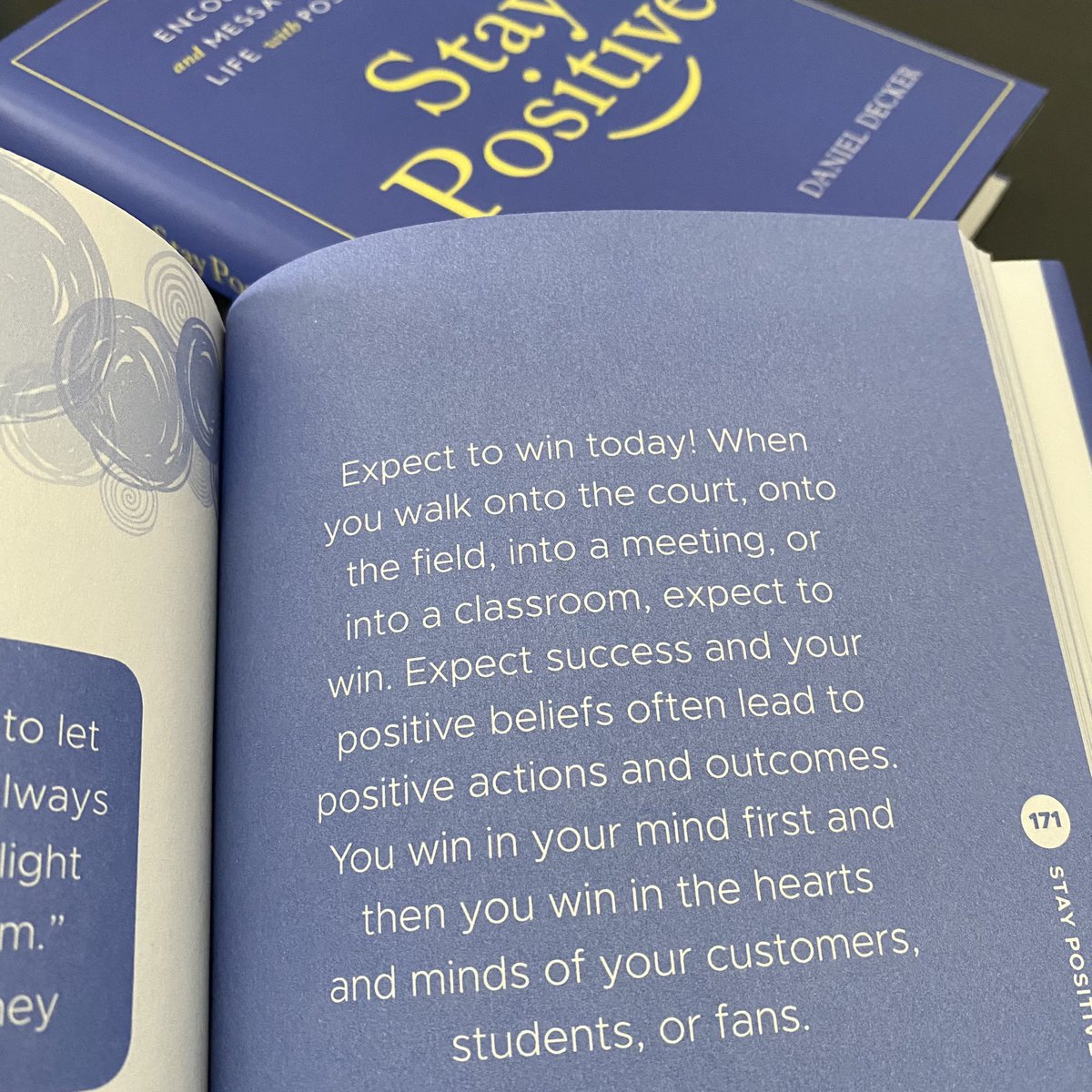 Expect to Win Today! 

Expect success and your positive beliefs often lead to positive actions and outcomes. You win in your mind first and then you win in the hearts and minds of your customers, students or fans.

📷 From page 171 of my quote book “Stay Positive.”