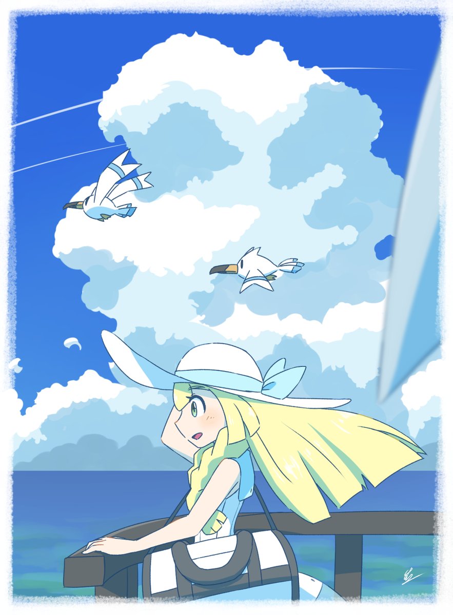 夏が終わっちゃう前に夏らしい絵を むとうのイラスト