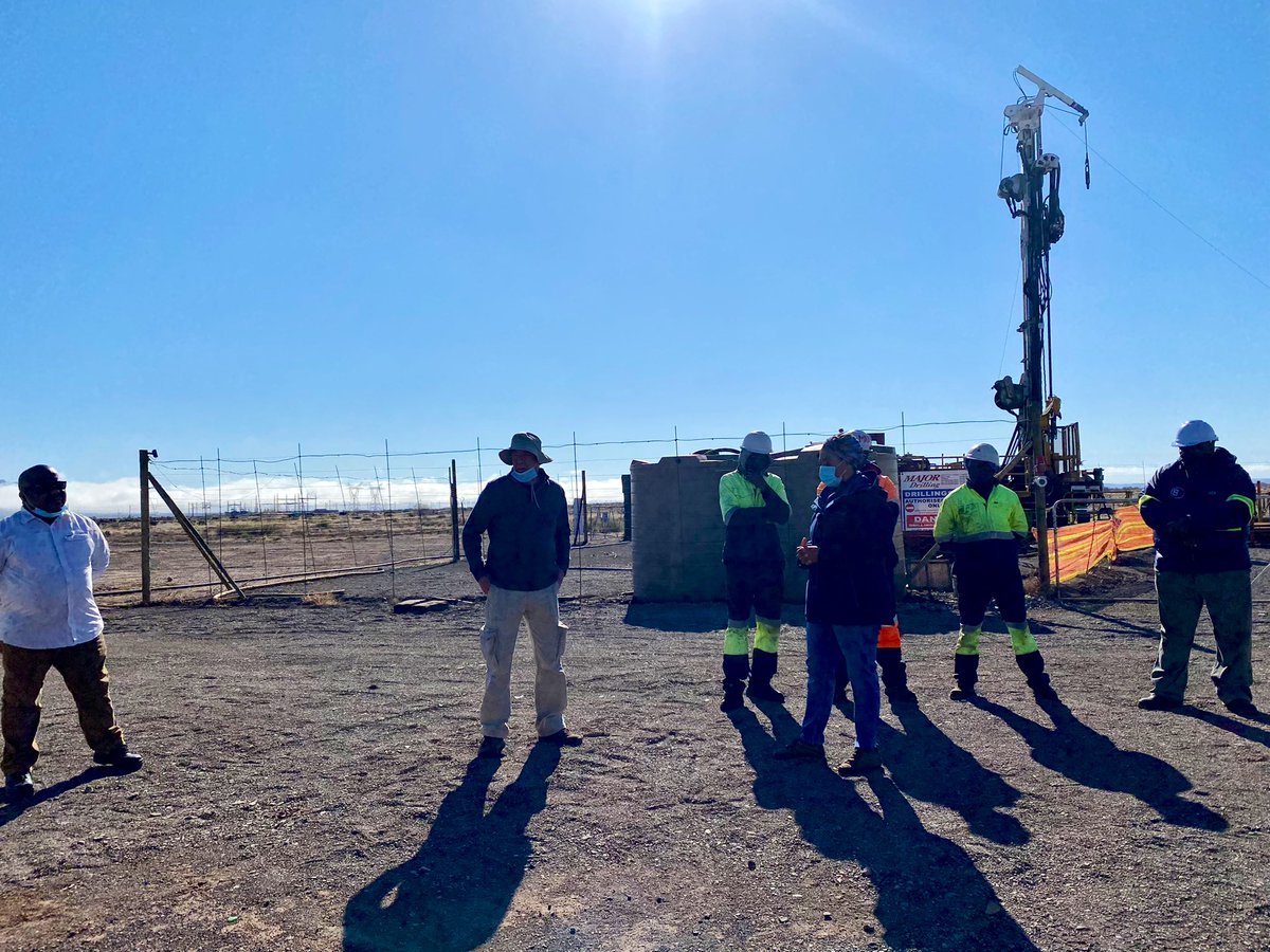 CGS_RSA's tweet photo. With the Karoo Deep Drilling project nearing the end, a milestone & recognition event was held today at the drilling site in Beaufort West. The event was attended by our partner in the project @sa_petroleum. It was followed by a KDD technical workshop which continues till Friday https://t.co/VUH9q9IgkA