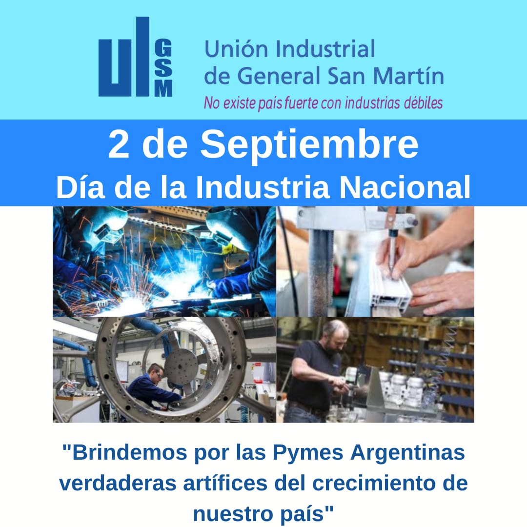 UISANMARTIN1's tweet photo. 🇦🇷 Desde la Unión Industrial de General San Martín le deseamos un feliz día a todos los industriales de Argentina y muy especialmente a todos los que integran esta cámara
#uidgsm #diadelaindustria https://t.co/uWbEf0G9Ob