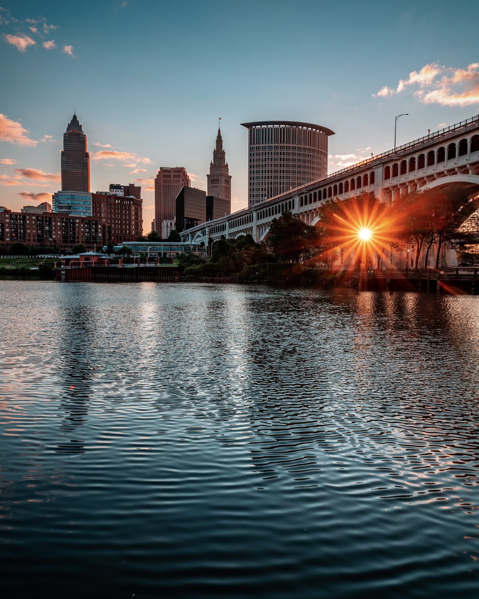 Thursday’s Sunrise in Cleveland, OH