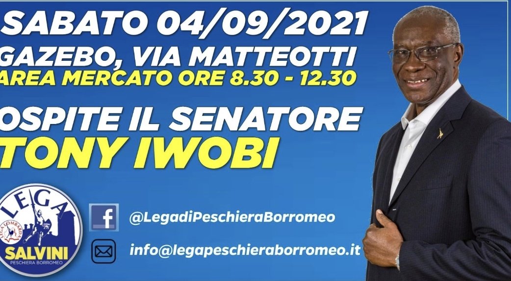 BorromeoLega's tweet photo. Sabato 04 settembre avremo il piacere di ospitare il Senatore Tony Iwobi, membro della 3ª Commissione permanente (Affari esteri, emigrazione) e Vicepresidente della Commissione straordinaria per la tutela e la promozione dei diritti umani.
Vi aspettiamo !

#LegaPeschieraBorromeo https://t.co/VsuP6EHB4X