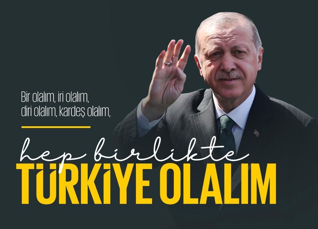 Bizler BURADAYIZ🇹🇷

Bir Olalım
İri Olalım
Diri Olalım
Kardeş Olalım
Hep Birlikte TÜRKİYE Olalım🇹🇷