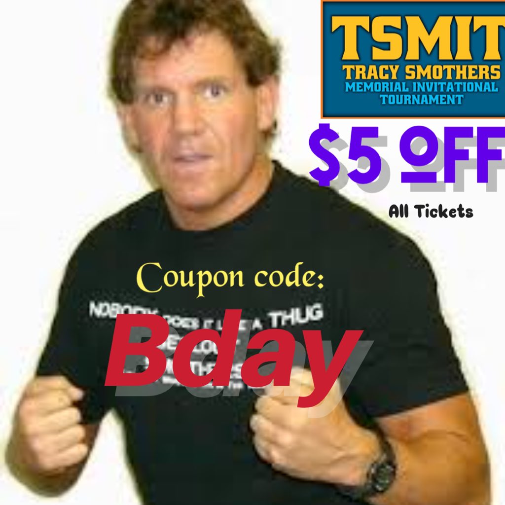 TSMIT21's tweet photo. #happyheavenlybirthdayβ€οΈ to the man himself, #tracysmothers
In honor of Tracyβs birthday, we are offering $5 off of all tickets for the inaugural #TSMIT
Just go to https://t.co/6YkqMzKFYS and enter coupon code BDAY to get your $5 discount
Today ONLY! Code expires @ MIDNIGHT https://t.co/yItLcUaxbu