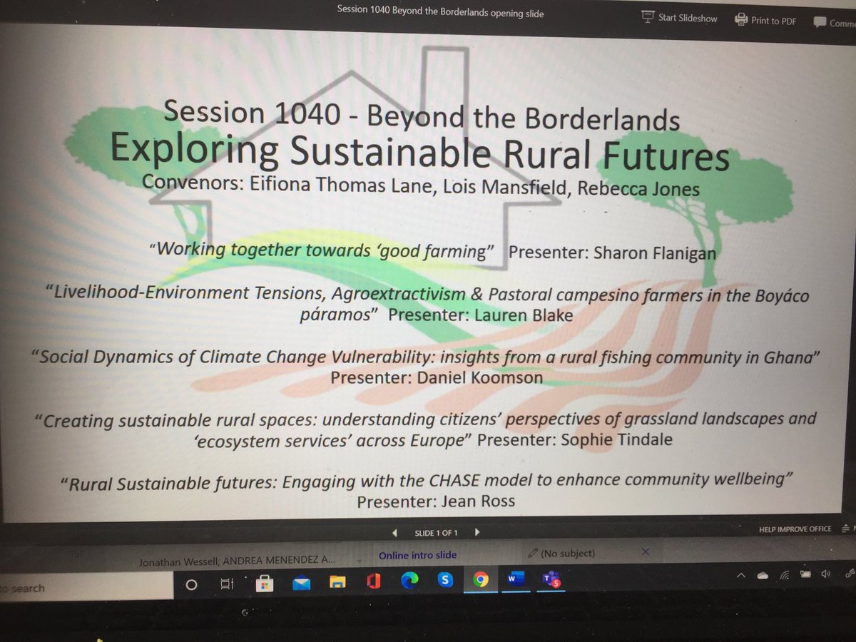 Cohosting a diverse around the 🌏 speakers for 15-00 tea &amp; cake ☕️🧁slot today at #RGSIBG21 ⁦<a href="/RGRG_Rural/">Rural Geography Research Group (RGRG) RGS-IBG</a>⁩ sponsored session Chaired by ⁦Prof Lois Mansfield, Ambleside <a href="/Uni/">UNI</a> Cumbri ⁦<a href="/fellswoman/">Fellswoman</a>⁩, co-host <a href="/rebeccasljones/">Rebecca Jones</a>⁩ 💥⁦@BangorSNS⁩