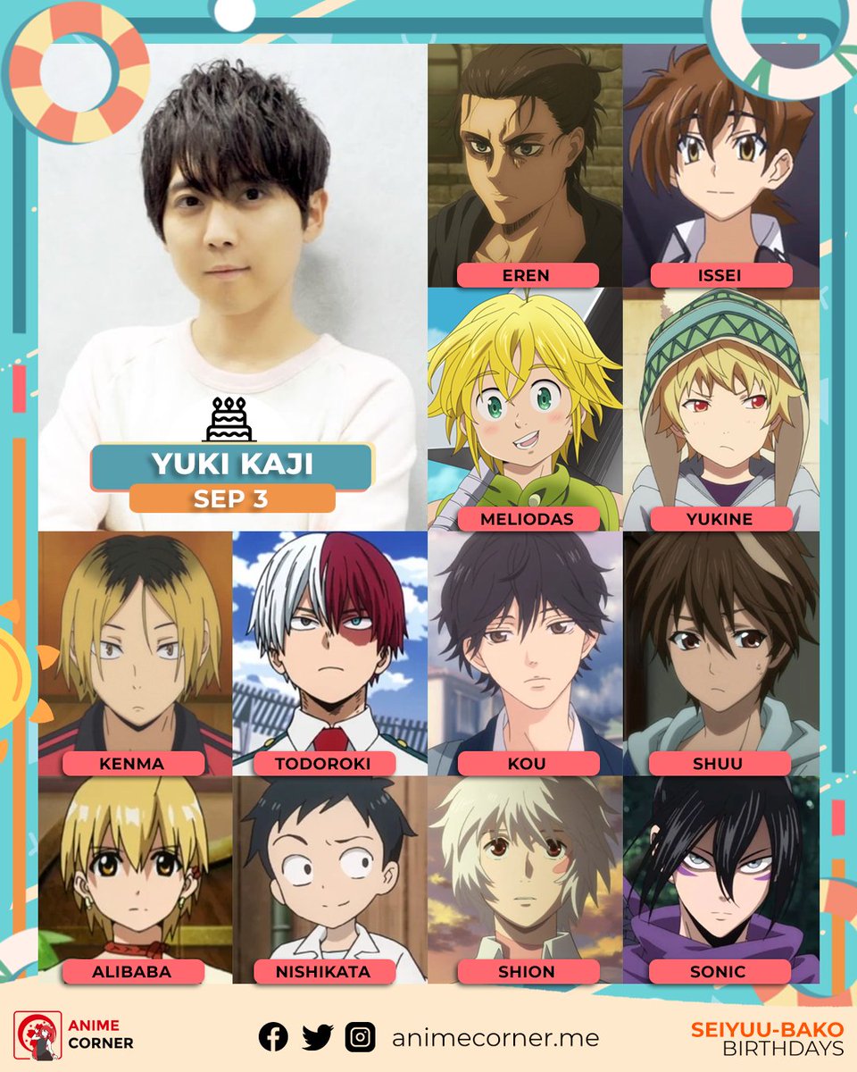 Anime Corner - We got to hear more from Yuki Kaji for this