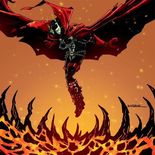 RizaTurker's tweet photo. "I'm Home!" #spawn #hellspawn #alsimmons #alsimmonsspawn #toddmcfarlane #hell #malebolgia #capeandchains #imagecomics #rizaciziyor https://t.co/uLQhCSH84N
