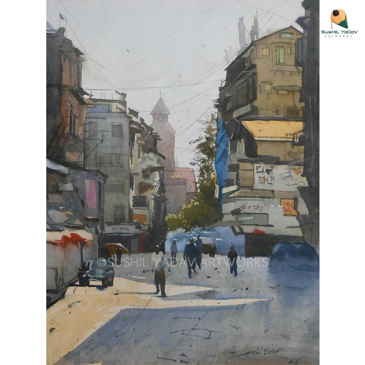 yadav_painter's tweet photo. The Crawford Market (2015)
.
watercolour on paper 

#art #artist #artistontwitter #artwork #paint #color #watercolor #water #pleinair #pleinairpainting #sketch #handmade #live #landscape #cityscape #buildings #architecture #sun #shadow #old #heritage #market #crawford #fort #cst https://t.co/QpeQzrv3DL