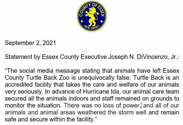 Joe_D_EssexExec's tweet photo. #EssexCounty #PuttingEssexCountyFirst #TurtleBackZoo https://t.co/IeoD4Ahhkk