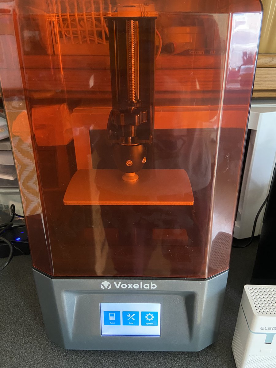 LittleJohn_RC's tweet photo. Early birthday prezzie testing time. Moving into the world of 3D resin printing along with my 3D filament ๐๐๐ #Voxelab #Elegoo #Resin3DPrinting #PlantBasedResin https://t.co/YDALYjUk7J