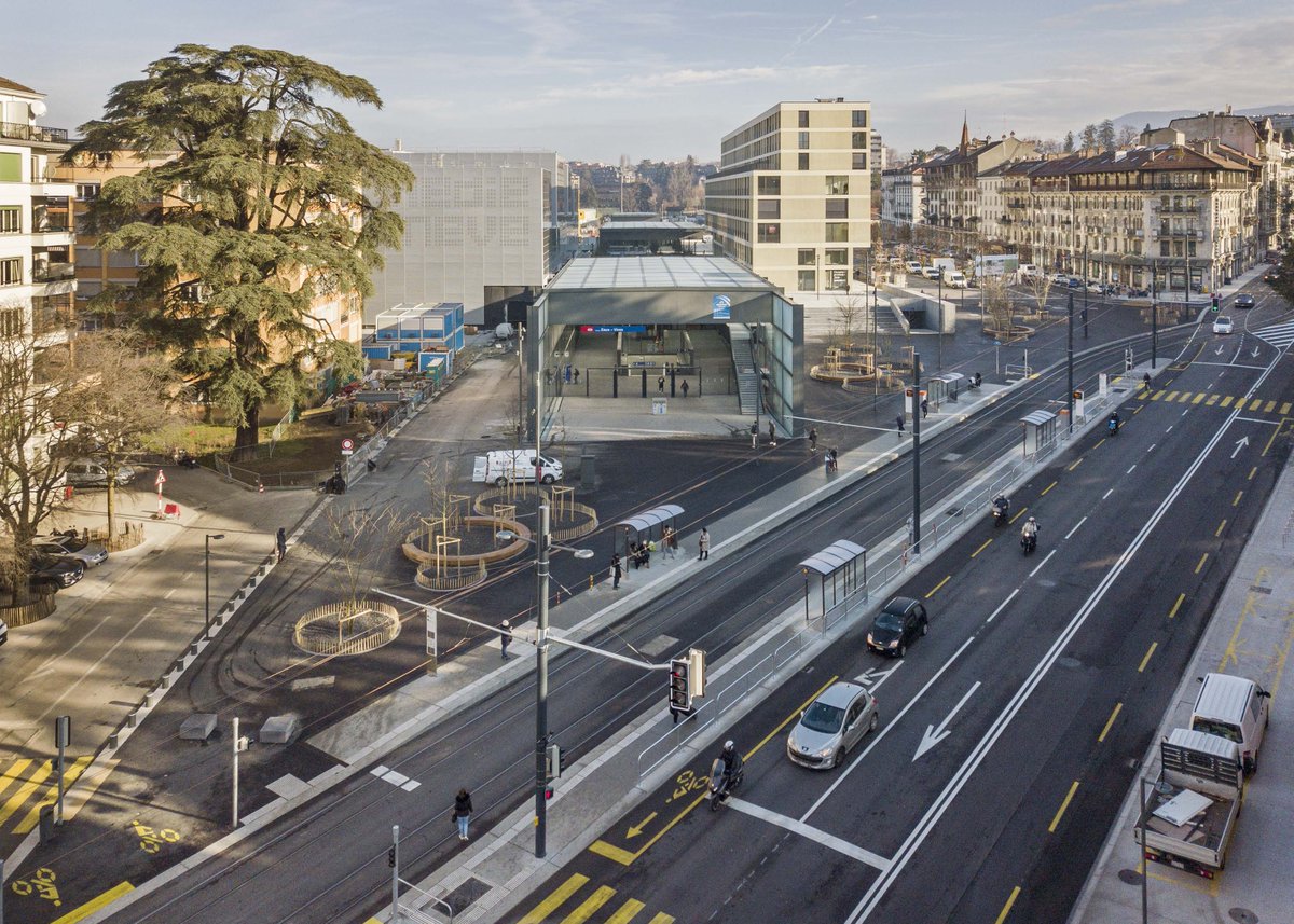 Neue Haltestelle des Léman Express in Genève/Eaux-Vives