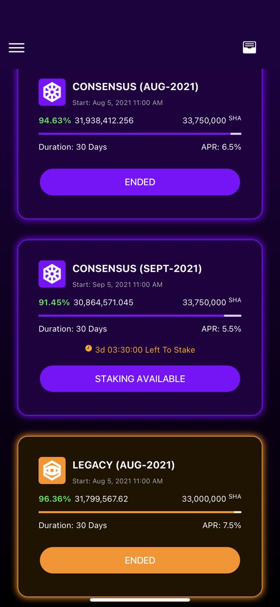 Nebula_Matrix's tweet photo. The 🐋 tried… but they couldn’t beat the tenacious #ConsensusSquad 😏

Congratulations fellow #SHAman 🎊 all #fixedstaking pools will now unlock an additional 1% #APR 🔥

Remember, pool caps must be maintained for milestones to remain unlocked - stay staked 🙌 $SHA @SafeHavenio https://t.co/BpiZJvQq39