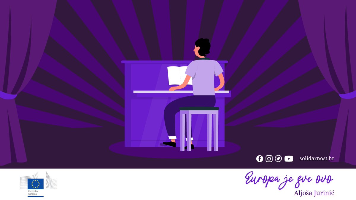 solidarnost_hr's tweet photo. Osim njezinog utjecaja na pojedince, 🎼🎶glazba već tisućama godina ima važnu ulogu u društvu. 

#strongertogether #solidarnosthr #europajesveovo #piano #pianist #classicalmusic #music https://t.co/XytU76vIxL