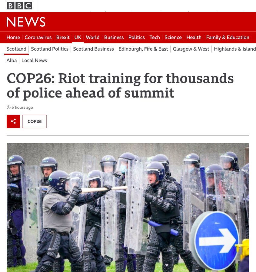 _DylanHamilton_'s tweet photo. I will be protesting in Glasgow  alongside thousands of other young people, many of whom are minors. This is apparently what Police Scotland think is an acceptable way to treat us. They are painting us as dangerous and violent to merit them abusing our right to protest. https://t.co/DXLhuJ7mYA
