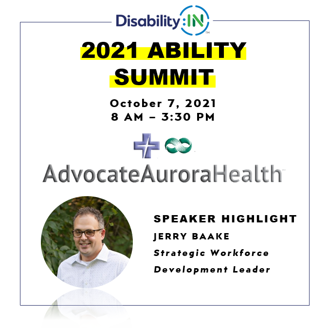 Jerry Baake is also joining us from @AdvocateAuroraHealth in an education panel discussion where you will understand how to gain internal support for your workforce development initiatives. #Disability #Diversity #Recruiting
Register NOW&gt;&gt;
buff.ly/2VQuT0j