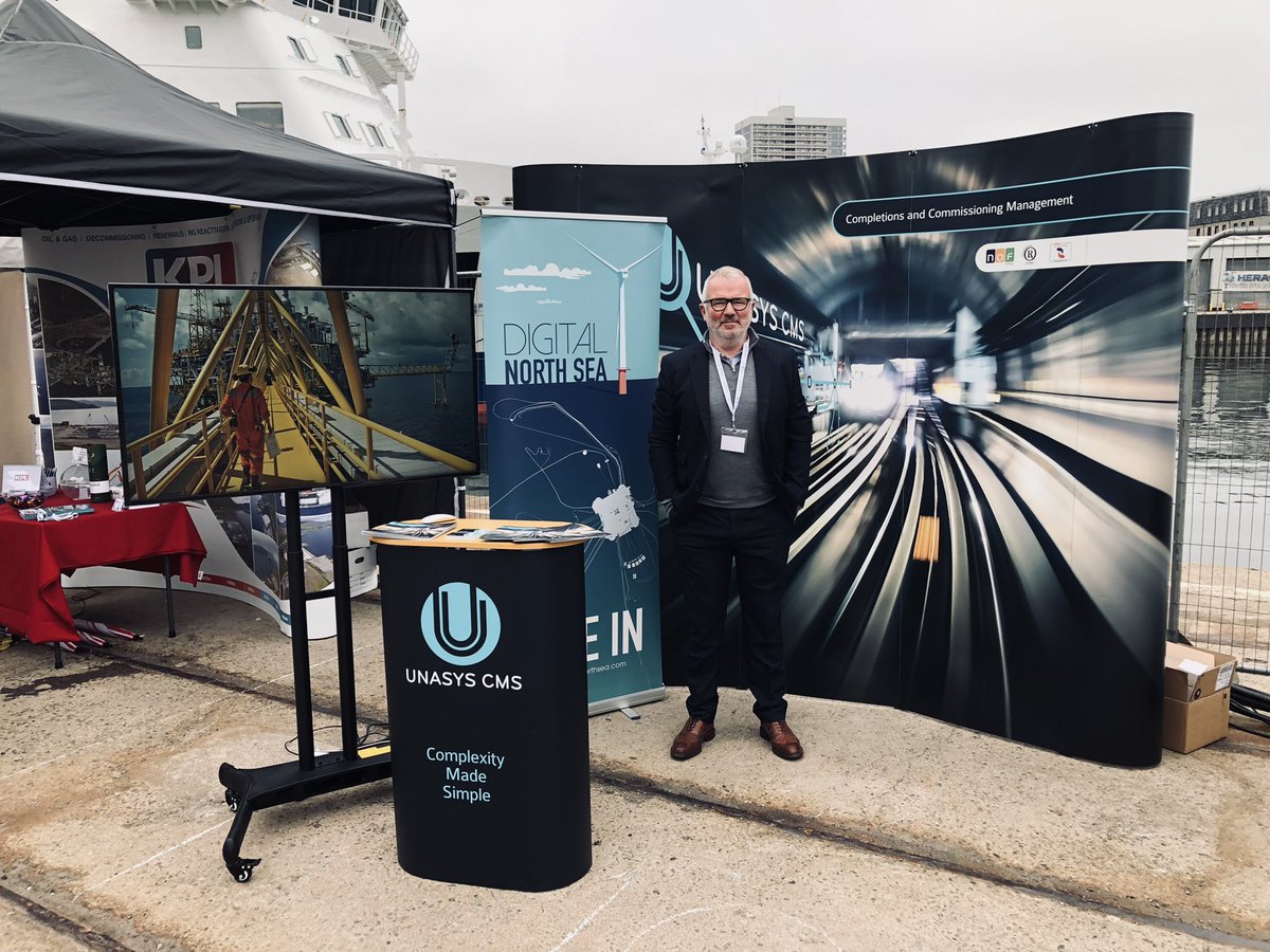 Set up and greeting guests at Aberdeen Harbour.
Come along and visit us for all things #decom and #energytransition
