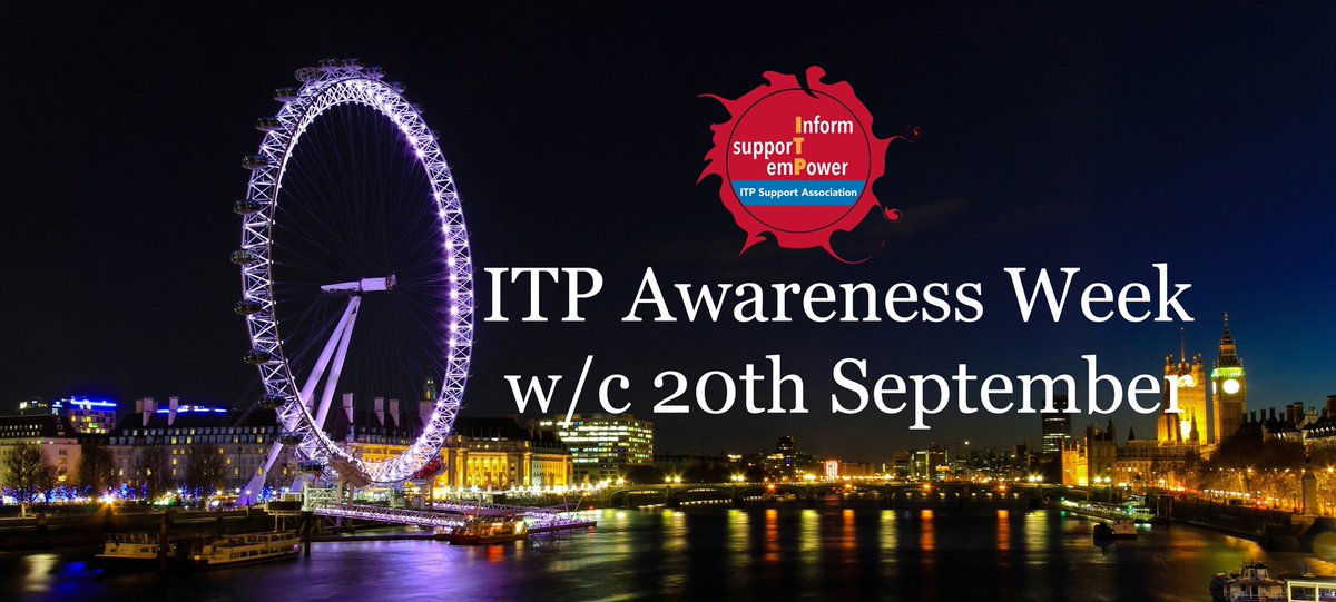 ITP September Awareness. Details of this annual, global campaign can be found at globalITP.org <a href="/rarediseaseuk/">Rare Disease UK</a> <a href="/PDSA_ITP/">PDSA ITP SUPPORT</a> <a href="/ITPSupportAssoc/">ITP Support Assoc</a> <a href="/ITPResearch/">ITP Research</a> #goglobal4ITP