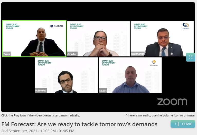 EmrillServices's tweet photo. LIVE SESSION NOW! Join the discussion of industry experts about the future demands in facilities management. You can still register for free here:  https://t.co/r2zDcbpWiy

#SBEF2021 #SmartBuiltEnvironmentForum #FacilitiesManagement https://t.co/OiCHvQCF9O