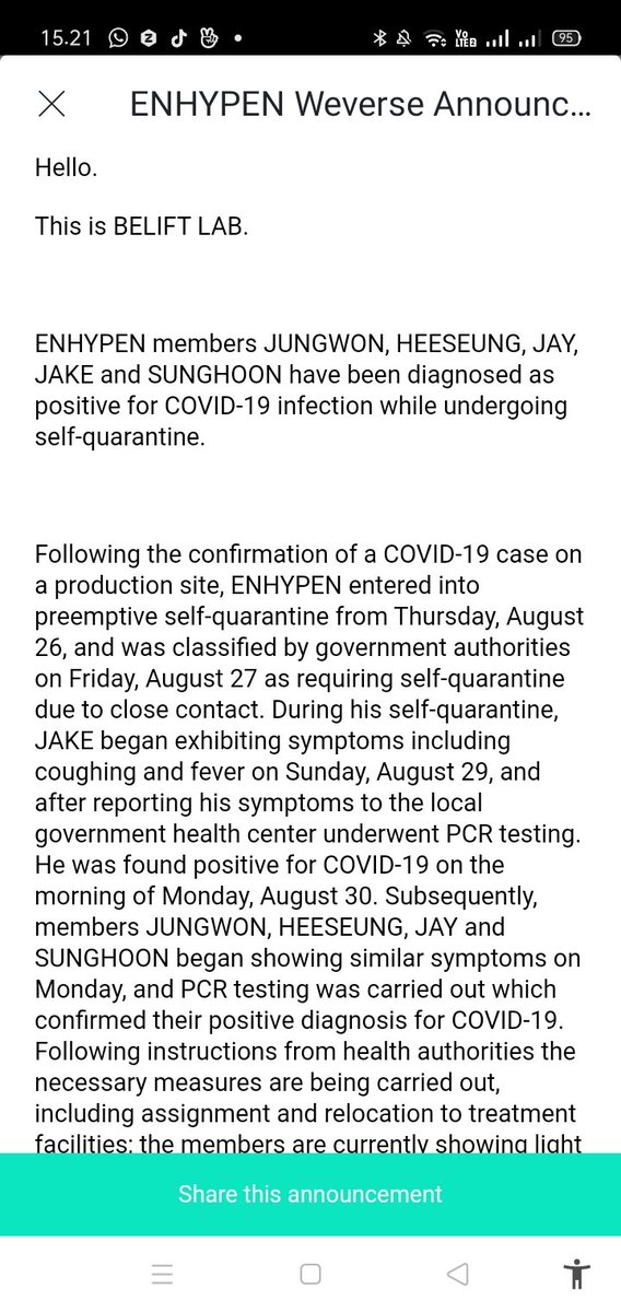 LOjiyoung's tweet photo. GWS SAYANG-SAYANG AKU
ISTIRAHAT YG CUKUP💗 Engene selalu bersama kalian
#JUNGWON #JAKE
#JAY #SUNGHOON #HEESEUNG
#ALWAYSWITHENHYPEN #ENHYPEN #엔하이픈 @ENHYPEN @ENHYPEN_members #ENHYPENmembers https://t.co/2C7AjJUTls